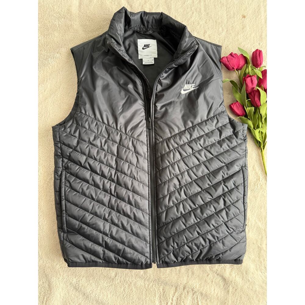 Nike Therma-fit Black Puffer Vest Mens Medium